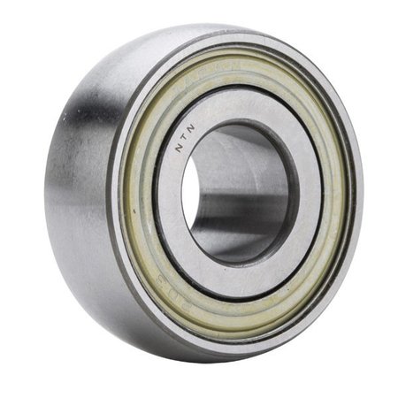 NTN BEARING Round Bore Light Duty Ball Insert Bearing, 22.225 mm Dia Bore, 52 mm OD, 31 mm W, 14000 N Load AL205-014D1